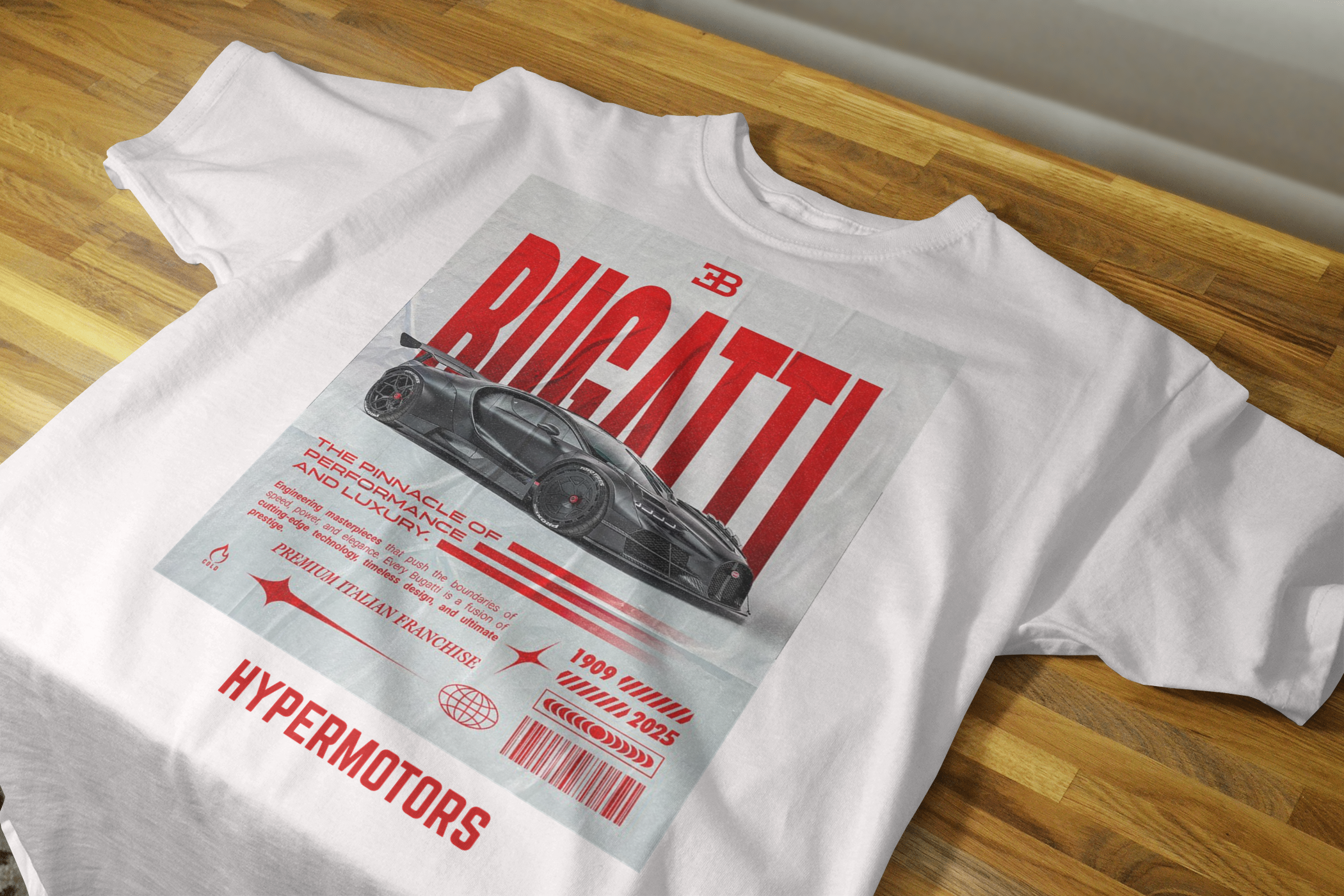 BUGATTI DESIGNED OVERSIZED T-SHIRT