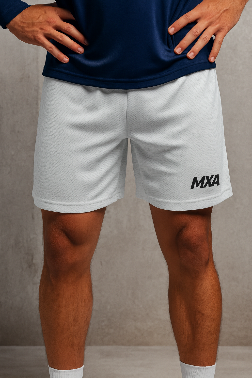 "PREMIUM AOP WHITE SHORTS MEN"