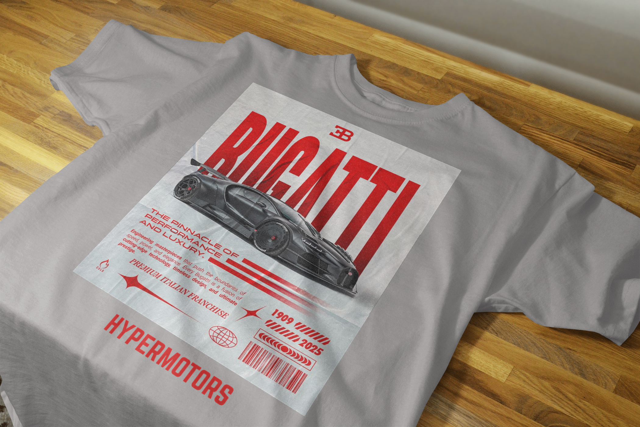 BUGATTI DESIGNED OVERSIZED T-SHIRT