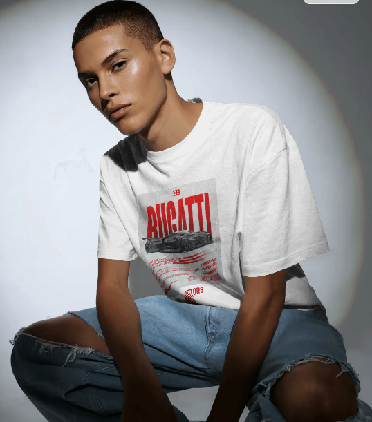 BUGATTI DESIGNED OVERSIZED T-SHIRT