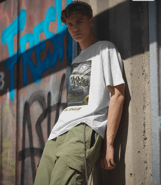 MCLAREN WHITE COTTON T-SHIRT