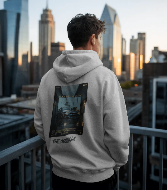 NISSAN GTR DESIGNED OVERSIZED HOODIE