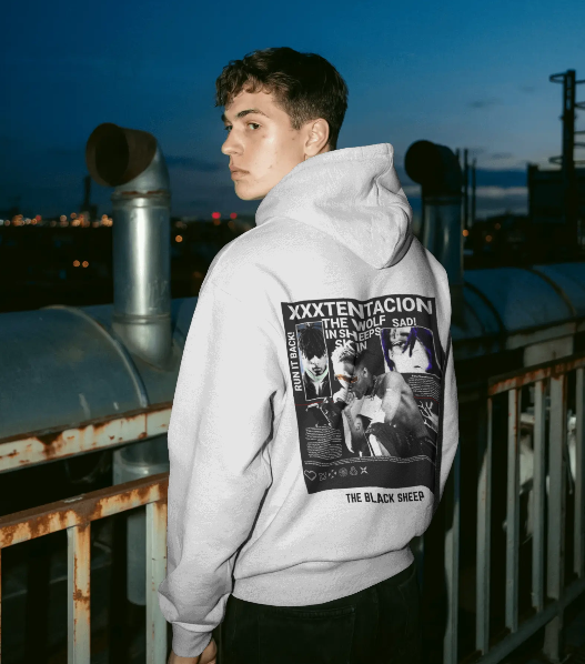 XXXTENTACION DESIGNED OVERSIZED HOODIE MEN