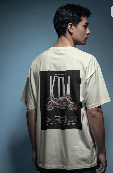 KTM DUKE GRAPHIC OVERSIZED T-SHIRT