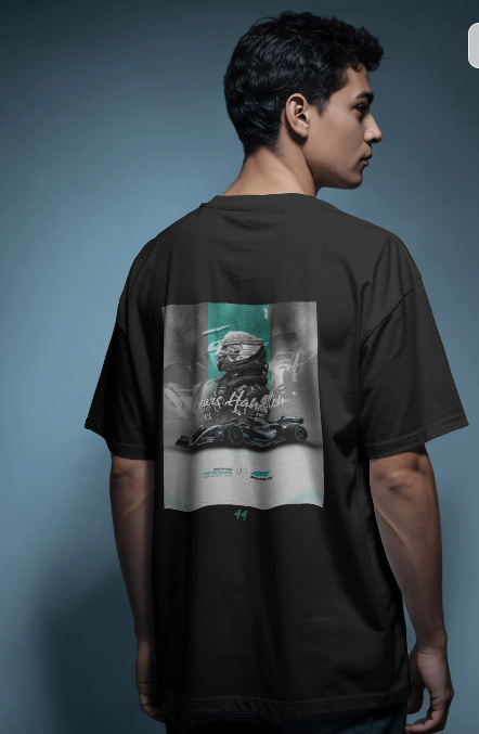 LEWIS HAMILTON GRAPHIC OVERSIZED T-SHIRT